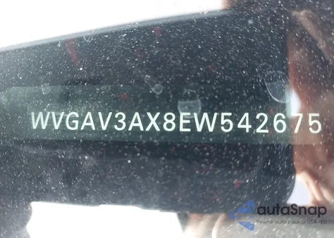 2014 Volkswagen Tiguan Se from USA, damaged, VIN WVGAV3AX8EW542675